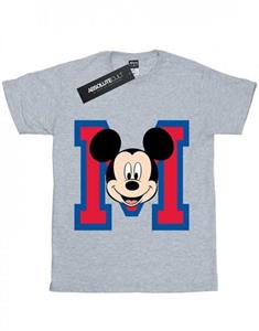 Disney jongens Mickey Mouse M gezicht T-shirt 12-13 wit