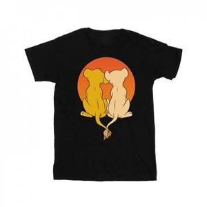 Disney Girls The Lion King We Are One katoenen T-shirt 12-13 zwart