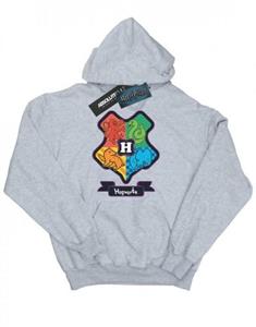 Harry Potter Heren Zweinstein Junior Crest Hoodie XL grijs