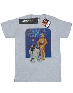 Star Wars jongens R2-D2 en C-3PO T-shirt 12-13 grijs