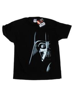 Star Wars jongens Darth Vader gezicht T-shirt 5-6 Years zwart