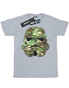 Star Wars jongens Stormtrooper Command Camo T-shirt 12-13 grijs