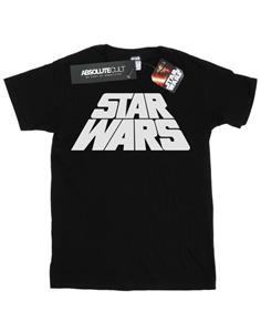 Star Wars jongens retro logo T-shirt 12-13 zwart