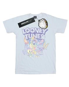 Looney Tunes meisjes Rainbow Friends katoenen T-shirt 12-13 wit