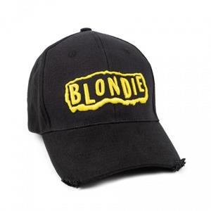 Blondie Unisex volwassen logo pet One Size zwart/geel