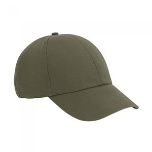 Beechfield Unisex volwassen biologische katoenen baseballpet One Size donker olijfgroene kleur