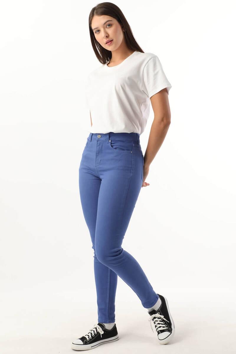 Banny Jeans Skinny jeansbroek voor dames met hoge taille, blauw