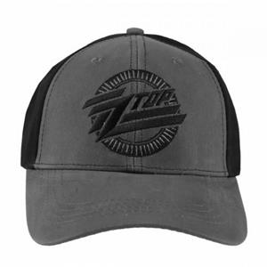 ZZ Top Unisex volwassen logo baseballpet One Size zwart/grijs