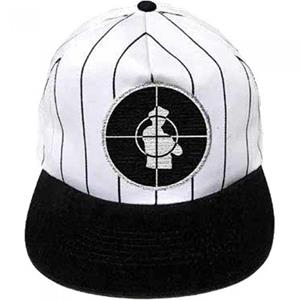 Pertemba FR - Apparel Public Enemey Unisex volwassen Solid Target Baseball Cap One Size wit/zwart
