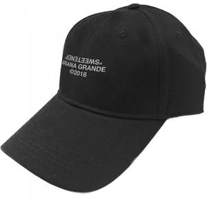 Ariana Grande Unisex volwassen zoetstof 2 honkbalpet One Size zwart
