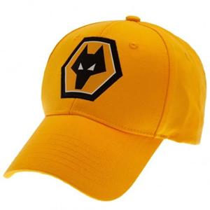 Wolverhampton Wanderers FC Crest-honkbalpet One Size geel/zwart