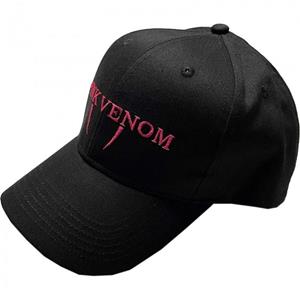 BlackPink Unisex volwassen roze Venom baseballpet One Size zwart