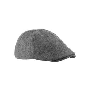 Beechfield Unisex volwassen Ivy platte pet One Size grijs