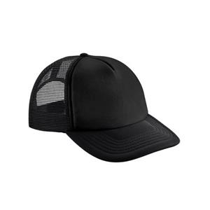Beechfield Unisex volwassen Vintage Snapback Trucker Cap One Size zwart