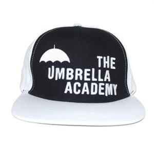 The Umbrella Academy De Umbrella Academy-snapbackpet met logo One Size wit/zwart