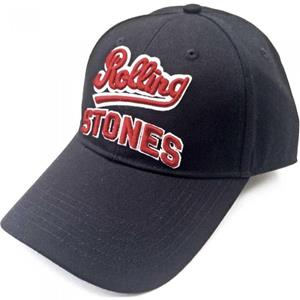 The Rolling Stones De Rolling Stones unisex honkbalpet met teamlogo voor volwassenen One Size zwart