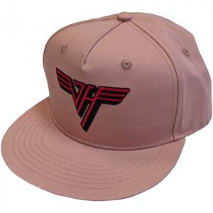 Van Halen Unisex volwassen klassieke logo snapback pet One Size roze