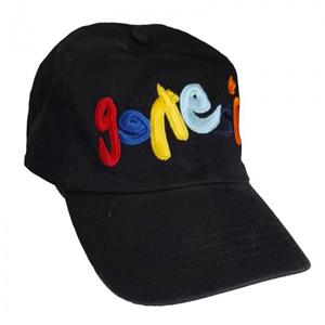 Genesis Unisex volwassen logo baseballpet One Size zwart