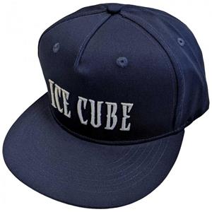 Ice Cube unisex volwassen logo snapback cap One Size marineblauwe kleur