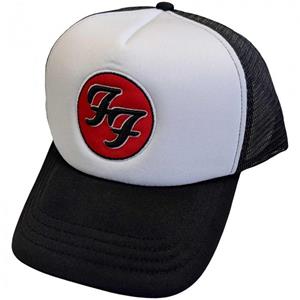 Foo Fighters Unisex volwassen logo mesh pet One Size zwart/wit
