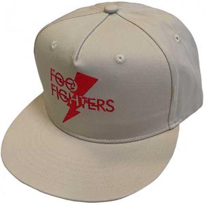 Foo Fighters Unisex volwassen Flash-logo Snapback-pet One Size zand