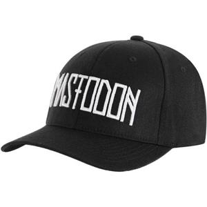 Pertemba FR - Apparel Mastodon Unisex volwassen logo baseballpet One Size zwart/wit