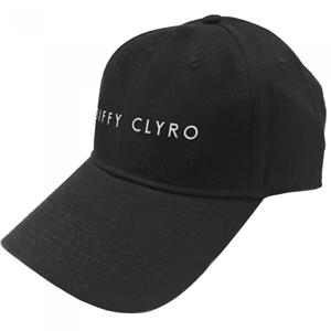 Biffy Clyro Unisex honkbalpet met logo voor volwassenen One Size wit/zwart