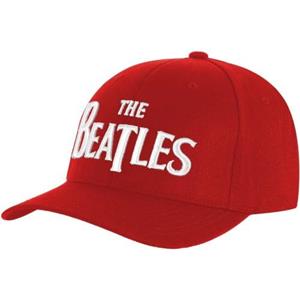 The Beatles Unisex volwassen Drop T-logo baseballpet One Size grijs