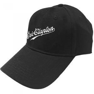 Pertemba FR - Apparel Eric Clapton Unisex volwassen Script Logo baseballpet One Size wit/zwart