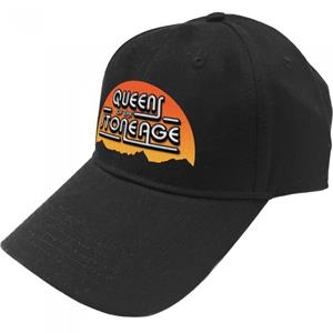 Queens Of The Stone Age Koninginnen van het stenen tijdperk Unisex volwassen Sunrise Logo Baseball Cap One Size zwart