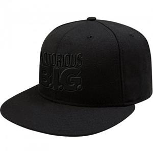 Pertemba FR - Apparel Biggie Smalls unisex volwassen logo snapback pet One Size zwart