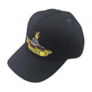 The Beatles Unisex volwassen gele onderzeeër Mesh Back Baseball Cap One Size zwart