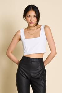 JAN N JUNE JAN 'N JUNE Damen vegan Crop Top Cancun Weiß