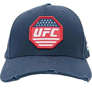 Pertemba FR - Apparel Tokyo Time Unisex volwassen UFC-logo baseballpet One Size marineblauwe kleur/rood
