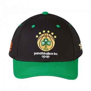 Pertemba FR - Apparel Tokyo Time Unisex volwassen Panathinaikos Opap Athene honkbalpet One Size groen/zwart
