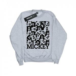 Disney jongens Mickey Mouse rastersweater 12-13 grijs