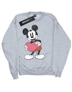 Disney jongens Mickey Mouse Valentijn hart Sweatshirt 12-13 grijs