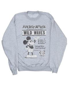 Disney jongens Mickey Mouse die golven maakt Sweatshirt 12-13 grijs