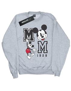 Disney Mickey Mouse-sweatshirt met sprong en knipoog voor jongens 12-13 grijs