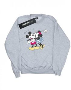 Disney jongens Mickey en Minnie Mouse Kiss Sweatshirt 12-13 wit