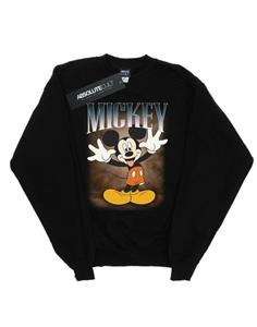 Disney jongens Mickey Mouse tongmontage sweatshirt 12-13 zwart