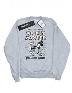 Disney jongens Mickey Mouse Steamboat Willie Sweatshirt 5-6 Years wit
