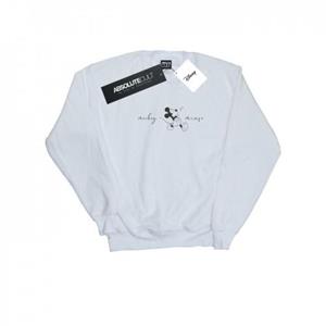 Disney jongens Mickey Mouse fluitje Sweatshirt 12-13 wit