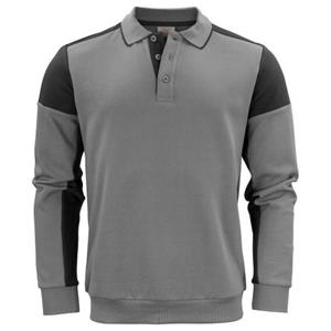 Pertemba FR - Apparel Printer Unisex Prime tweekleurig polosweatshirt voor volwassenen XL rood/zwart
