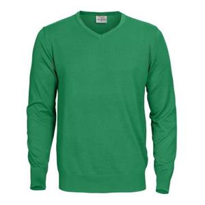 Pertemba FR - Apparel Bedrukt herensweatshirt met voorhand gebreide V-hals