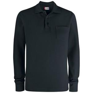 Pertemba FR - Apparel Clique Uniseks effen poloshirt met lange mouwen voor volwassenen XXL rood