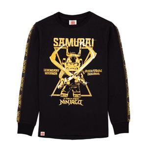 Pertemba FR - Apparel Lego Ninjago Samurai T-shirt met lange mouwen voor jongens 3 Years goud/zwart