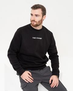 Geïsoleerd sweatshirt met ISSA Plus-logo S zwart