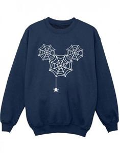 Disney jongens Mickey Mouse spinnenweb hoofd Sweatshirt 12-13 zwart