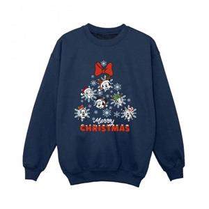 Disney jongens Mickey Mouse en vrienden kerstboom sweatshirt 12-13 zwart
